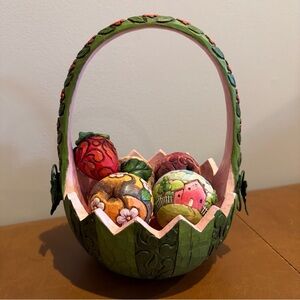 Jim Shore Summer Basket "A Taste Of Summer's Goodness"